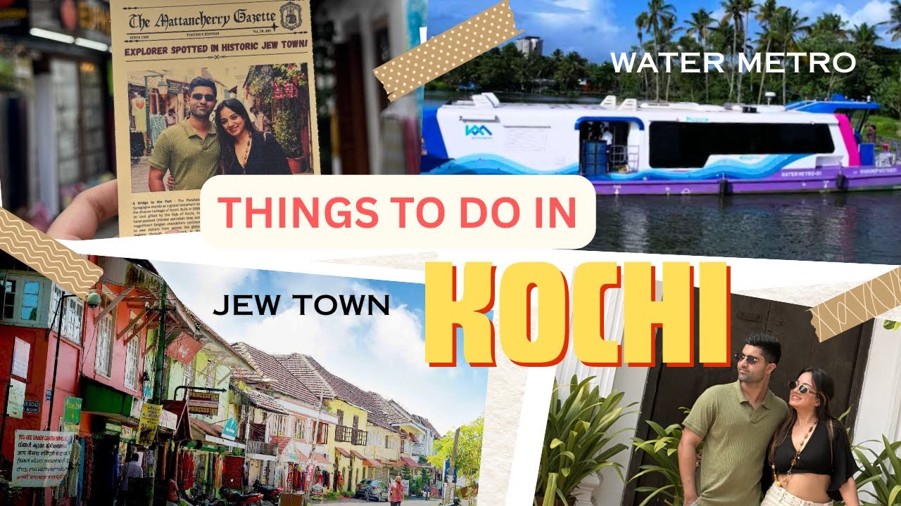 Things To Do In Kochi- Fort Kochi, Cafes, Jew Town | Kochi Water Metro #kochi #metro #cafe #vlog