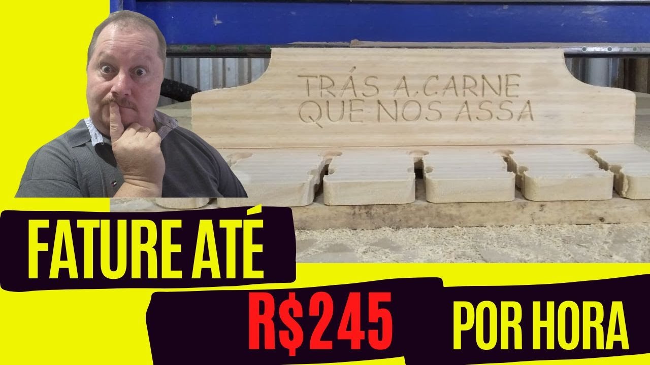 COMO Faturar Mais de $$ 1.500,00 por dia com sua Router cnc - #cnc #woodwork #cncwoodworking