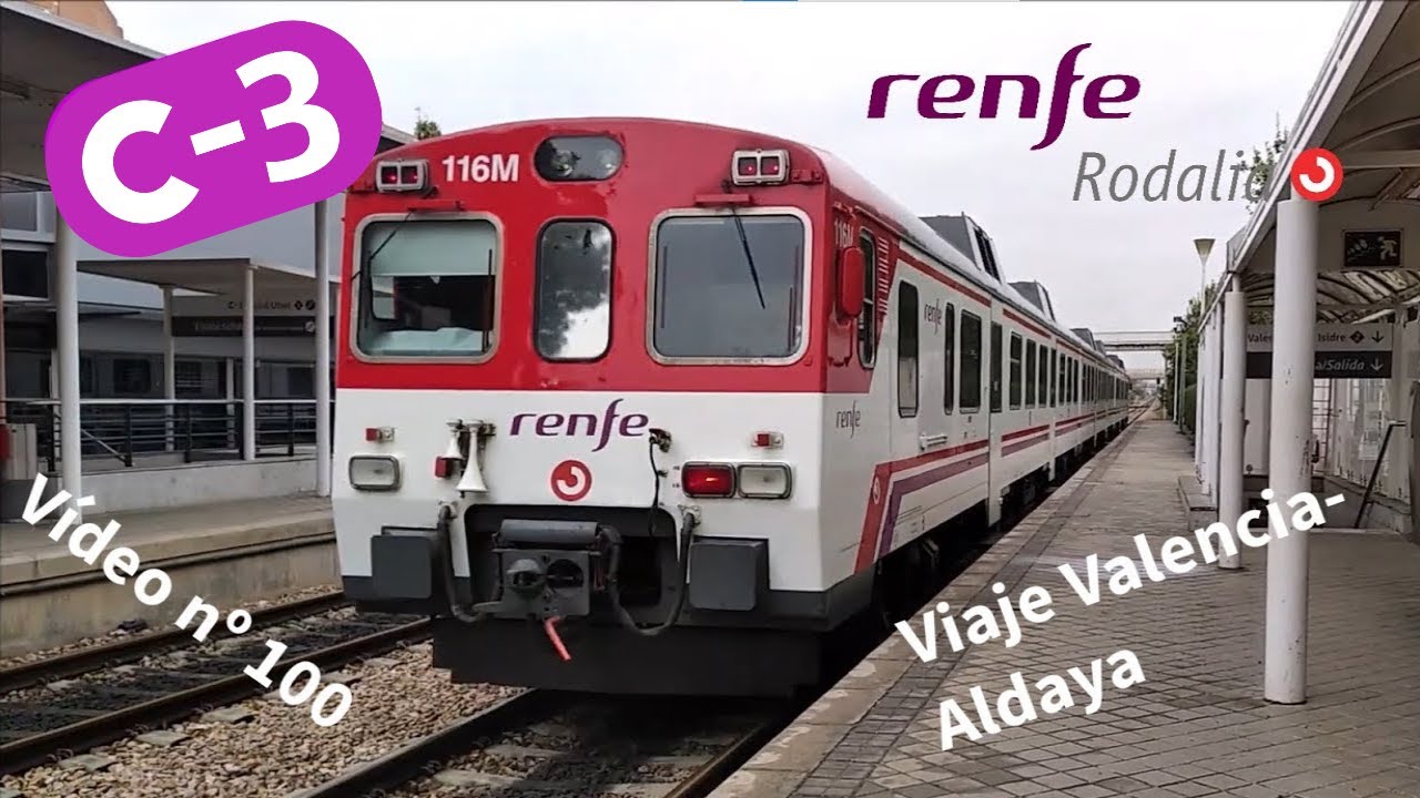 Renfe Cercanías - Viaje entre Valencia y Aldaya (C3) (HD)