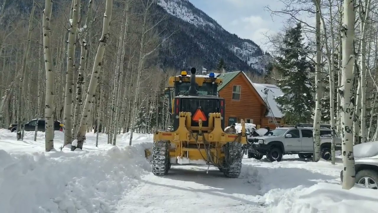 Mountain Snow Removal...22 miles to plow out our cabin
