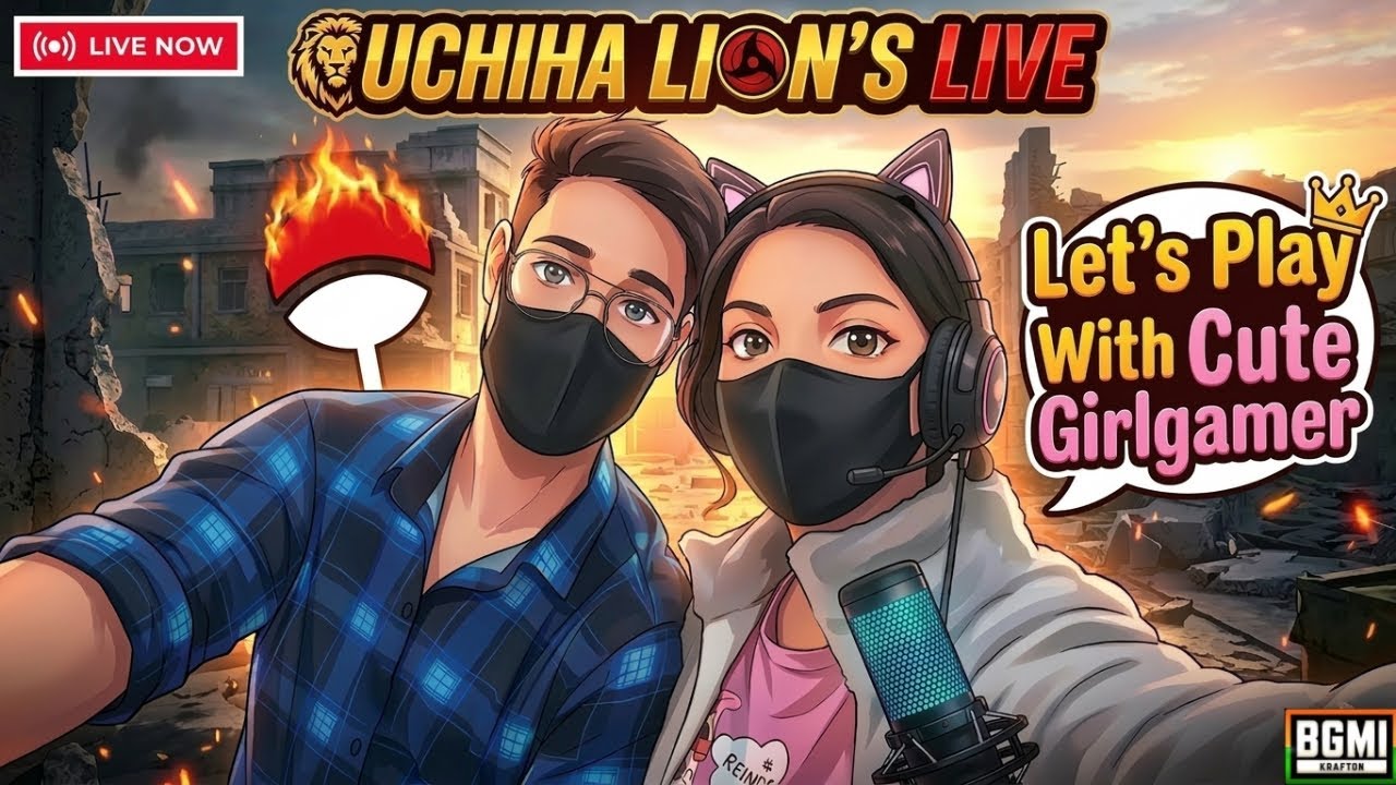 Let's play with Cute Girlgamer | Bunny is with Queen | Uchiha Lion's Live