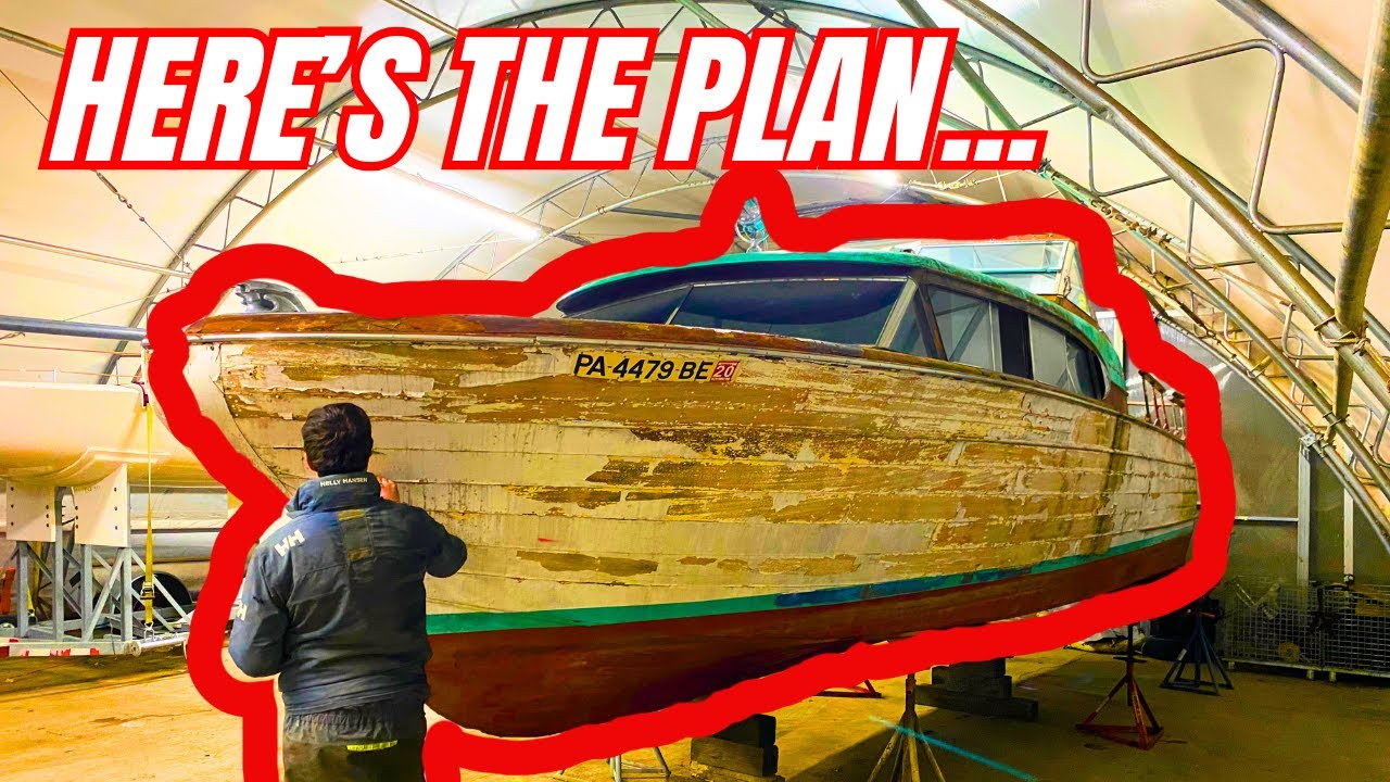 Деревянная лодка 70-летней давности! Вот что мы собираемся сделать... Chris Craft Corsair 1957 го...
