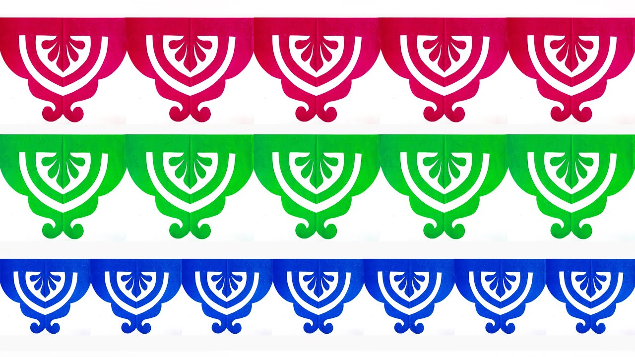 Notice board decoration ideas easy | border design for bulletin board | paper cutting design border