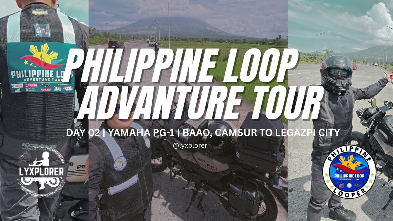 PH Loop Day 2 | Baao Camarines Sur to Legazpi City | Yamaha PG-1 | Cagsawa Ruins & Mayon View | 77km