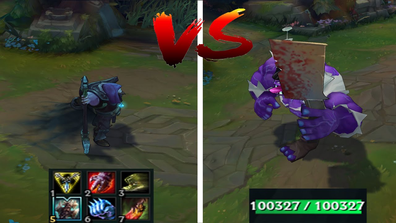 FULL BUILD YORICK VS 100.000 HP MUNDO