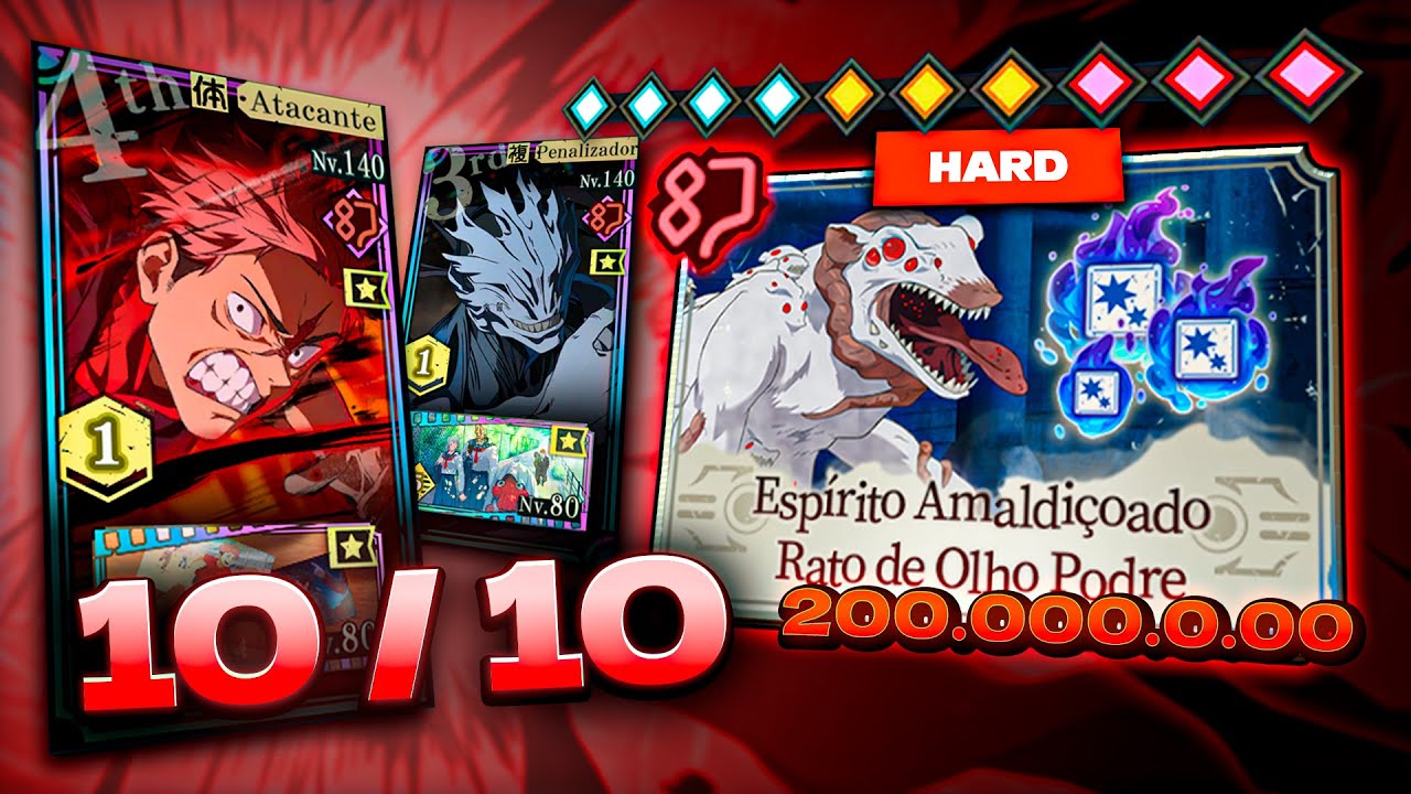 MAHITO + ITADORI [CURSED SWEEP BATTLE RED HARD - 10/10] | Jujutsu Kaisen Phantom Parade