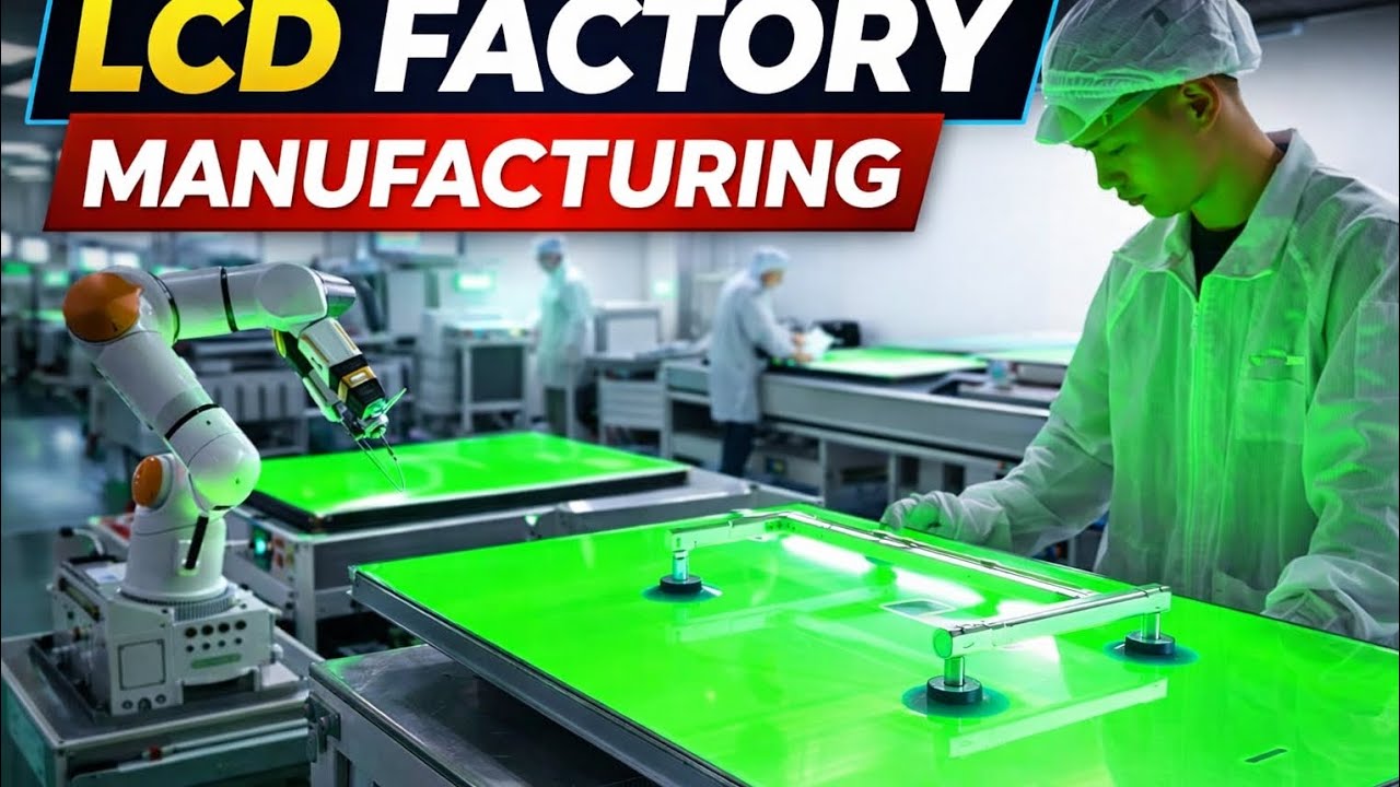 Inside LCD Factory – LCD Screens Kaise Banti Hain? Amazing Manufacturing Process