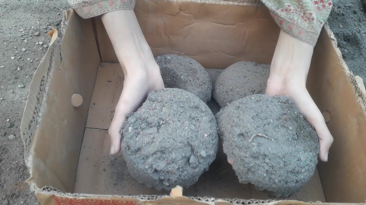 New video🖤🖤charcoal hand made plates crumbling in wooden box+foamy water asmr crumbling video💦💦