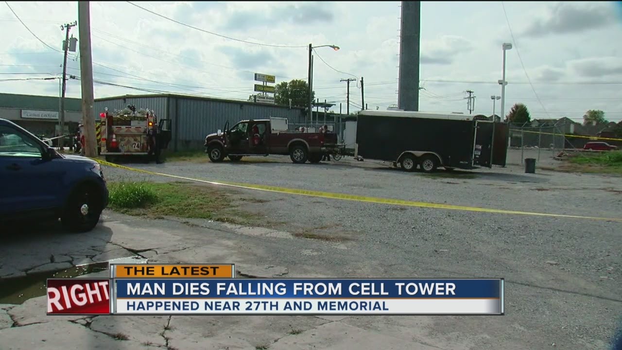 Man who died from falling from a cell tower identified