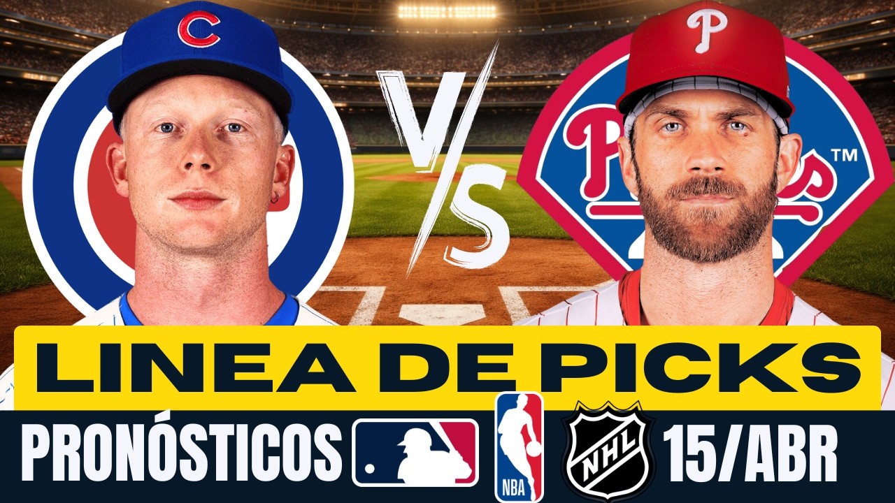🔥⚾️ 🏀🏒 PRON&Oacute;STICOS MLB ,NBA Y NHL PARA HOY 15 ABRIL 🤑 PARLAY GRATIS🔥
