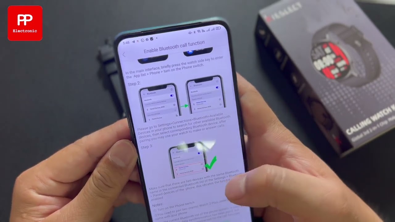 របៀបភ្ជាប់ Xiaomi Kieslect Kr ជាមួយទូរស័ព្ទ