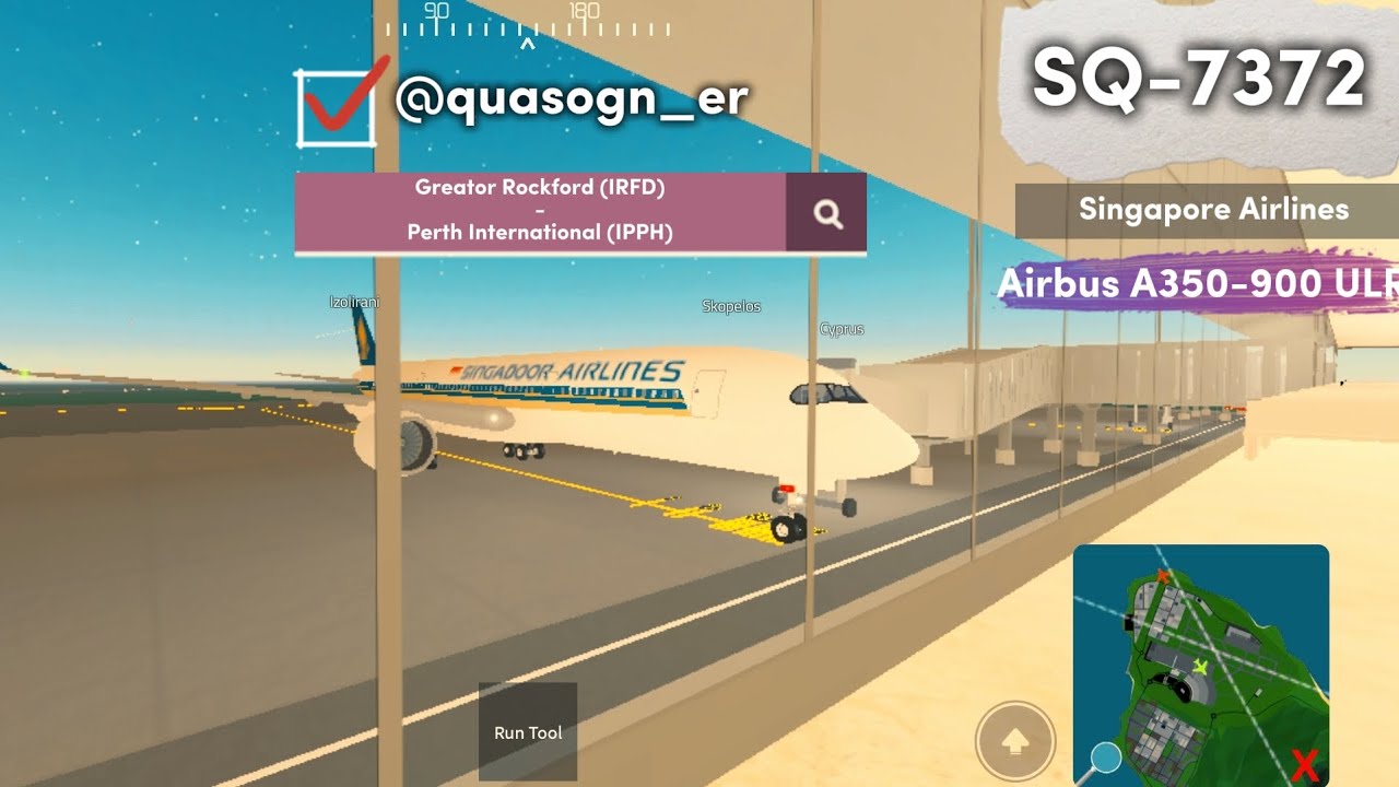 SQ-7372 IRFD-IPPH A350 | Public Server | No ATC | Pilot View