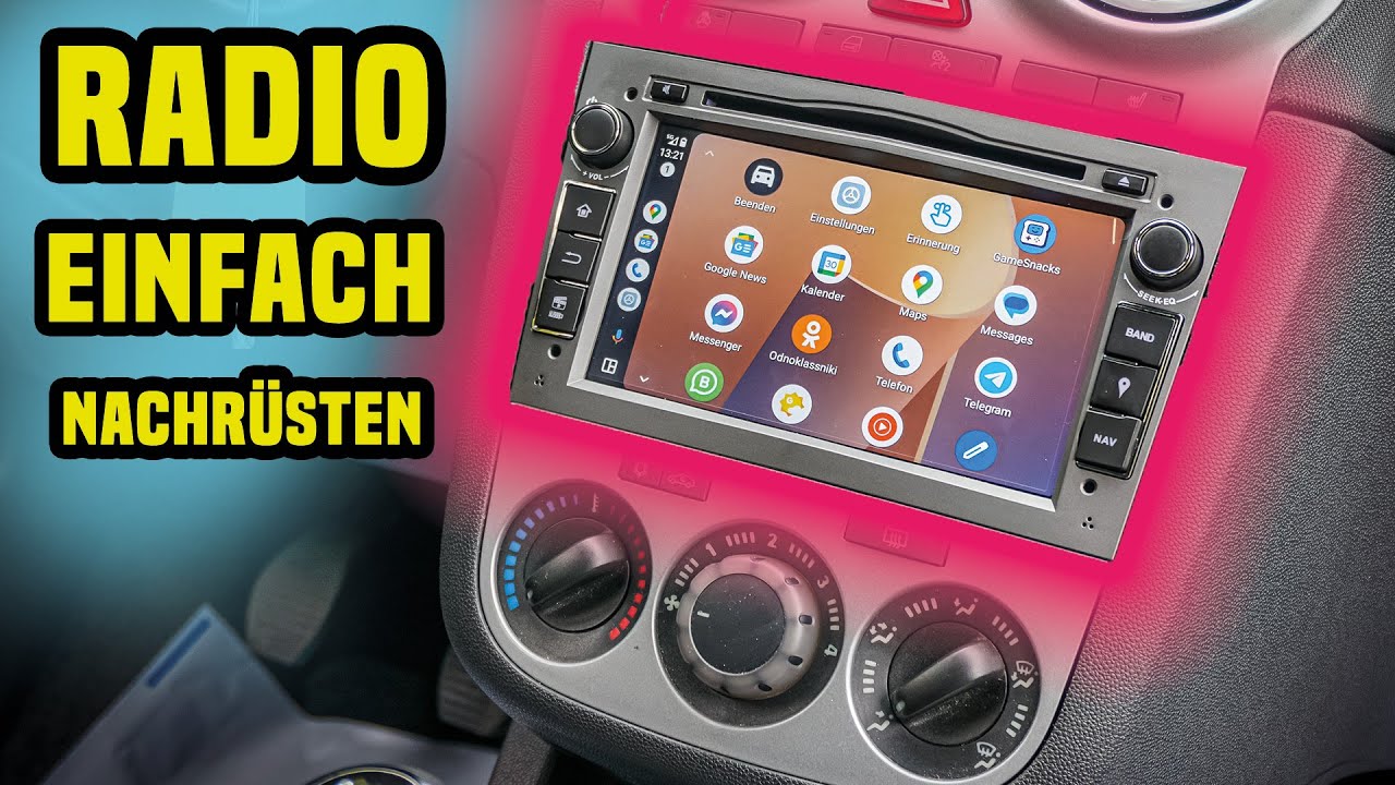 Opel Corsa D 7 Zoll Android / Apple Car Play Radio Umbau
