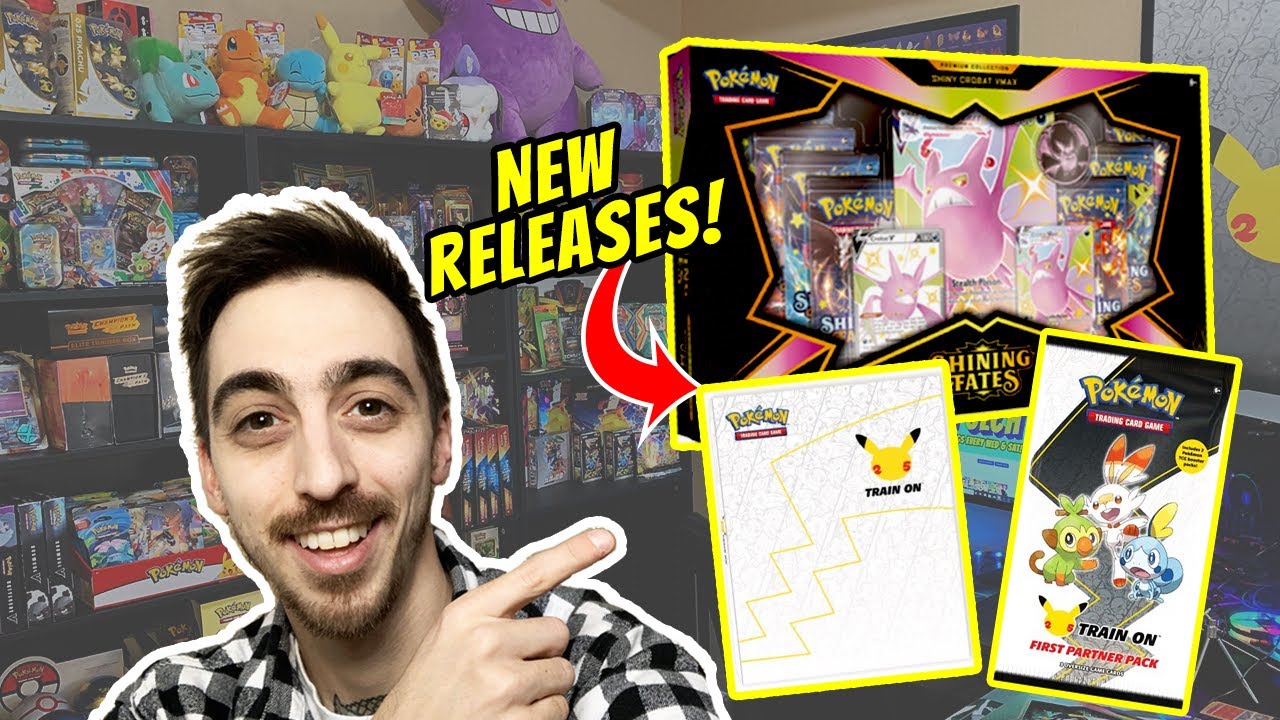 GameStop Shining fates Pre-Orders ON TIME!! (Opening Shining Crobat VMAX Box + First Partner Pack!)