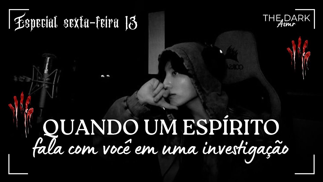 ASMR JUNGKOOK - Quando um fantasma se comunica com você em uma investigação - ESPECIAL SEXTA-FEIRA13