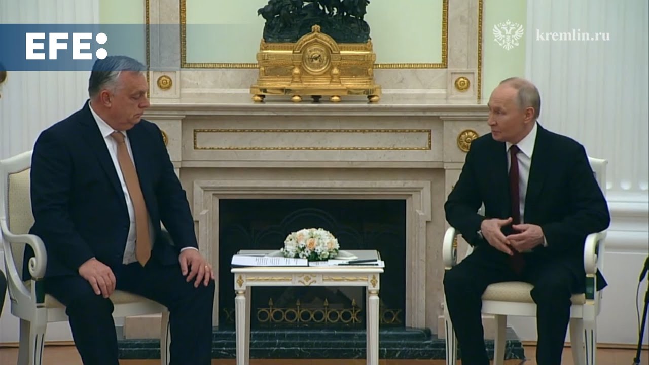 Putin aceita proposta de Orb&aacute;n para que Budapeste sedie conversas de paz para a Ucr&acirc;nia