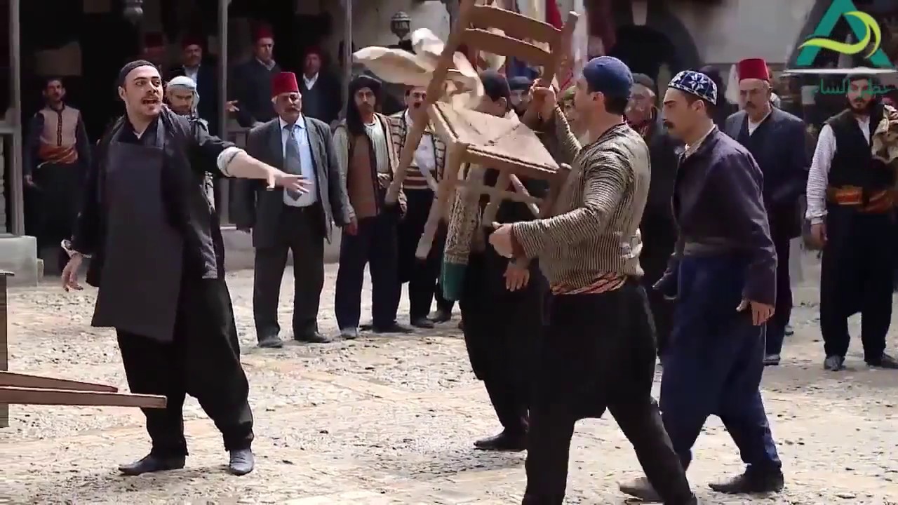 عطر الشام ـ  خناقة ماجد و حامد بالحارة ـ  يحيى بيازي
