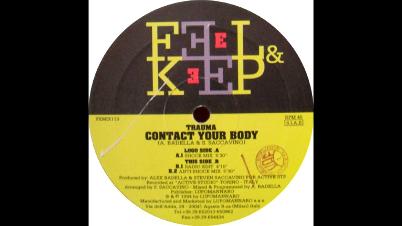 Trauma – Contact Your Body (Shock Mix) HQ 1994 Eurodance