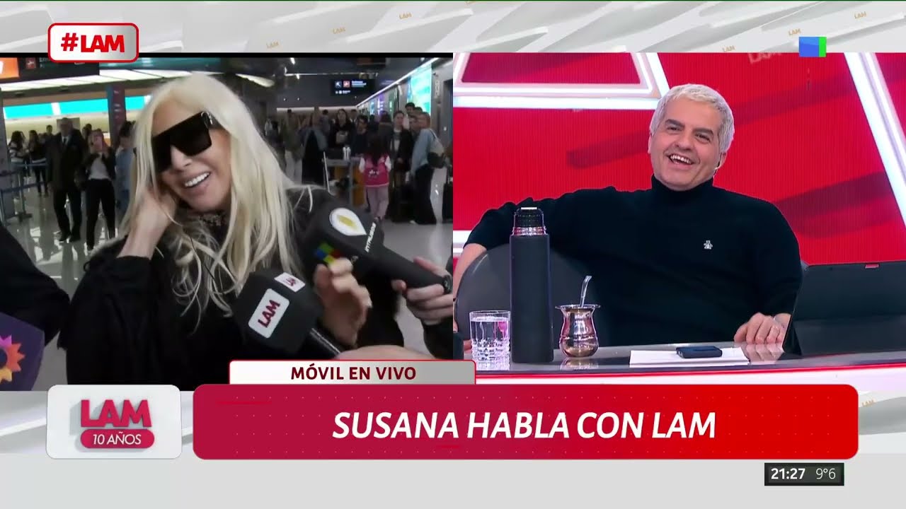 📢 SUSANA LLEGÓ A EZEIZA PARA EMBARCAR RUMBO A TURQUÍA