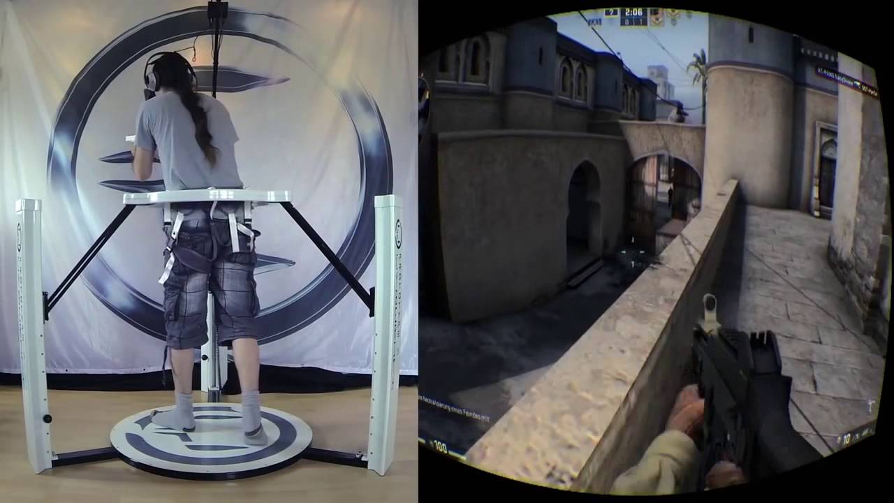 Обзор Cyberith Virtualizer [VR платформа дорожка виртуальной реальности]