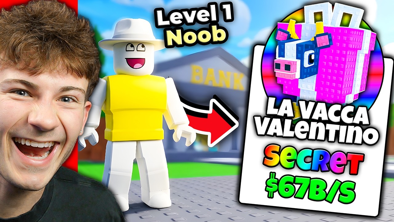 🔴NOOB to PRO in Rob the Brainrot Bank