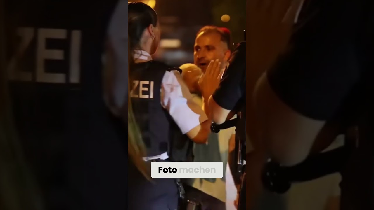 ATTRAKTIVE Polizistin rastet bei ROMA-Clan völlig AUS! Short
