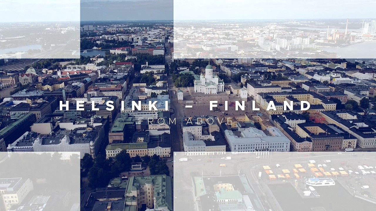 HELSINKI FINLAND 🇫🇮 | Stunning Drone Aerial Views | Nordic City from Above