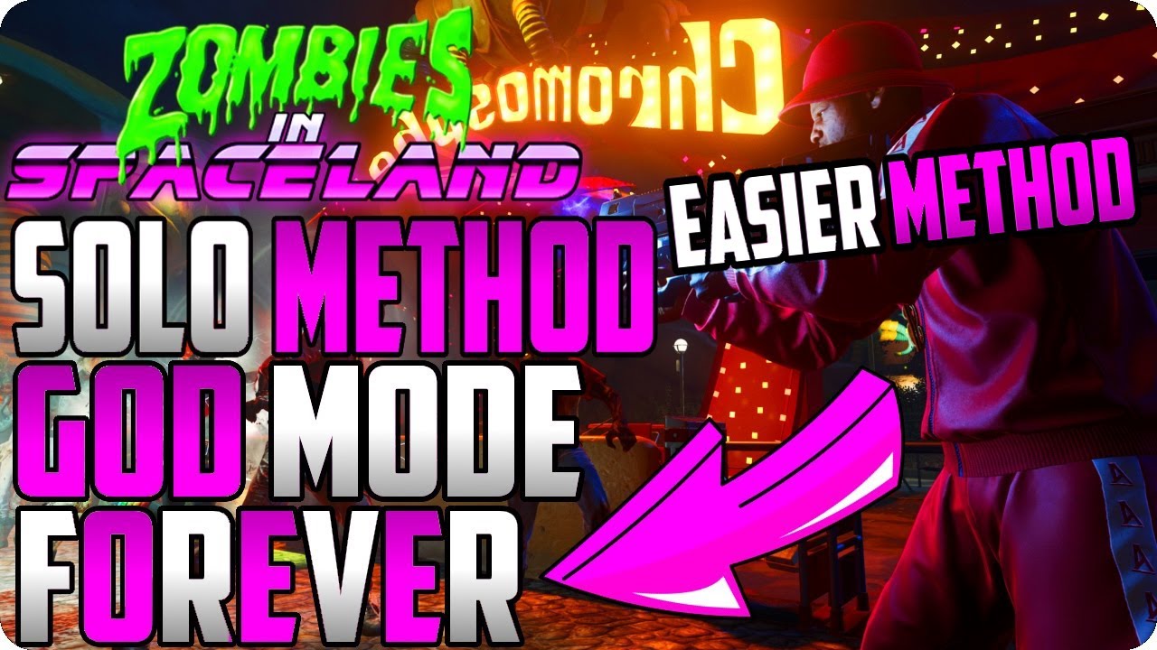Zombies In Spaceland Glitches: Easier True Solo/Team GODMODE Glitch - IW Zombie Glitches