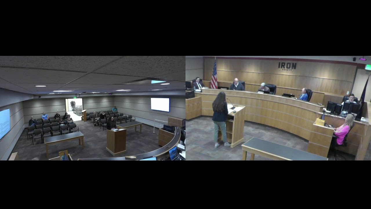 Iron County Commission Meeting - October 13, 2025