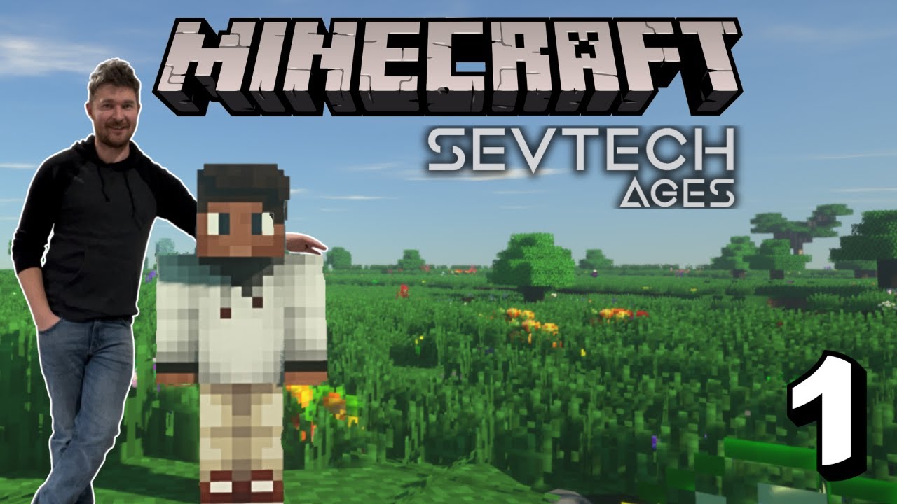 BEST MODPACK EVER?! - MineCraft SevTech: Ages Playthrough - EP1