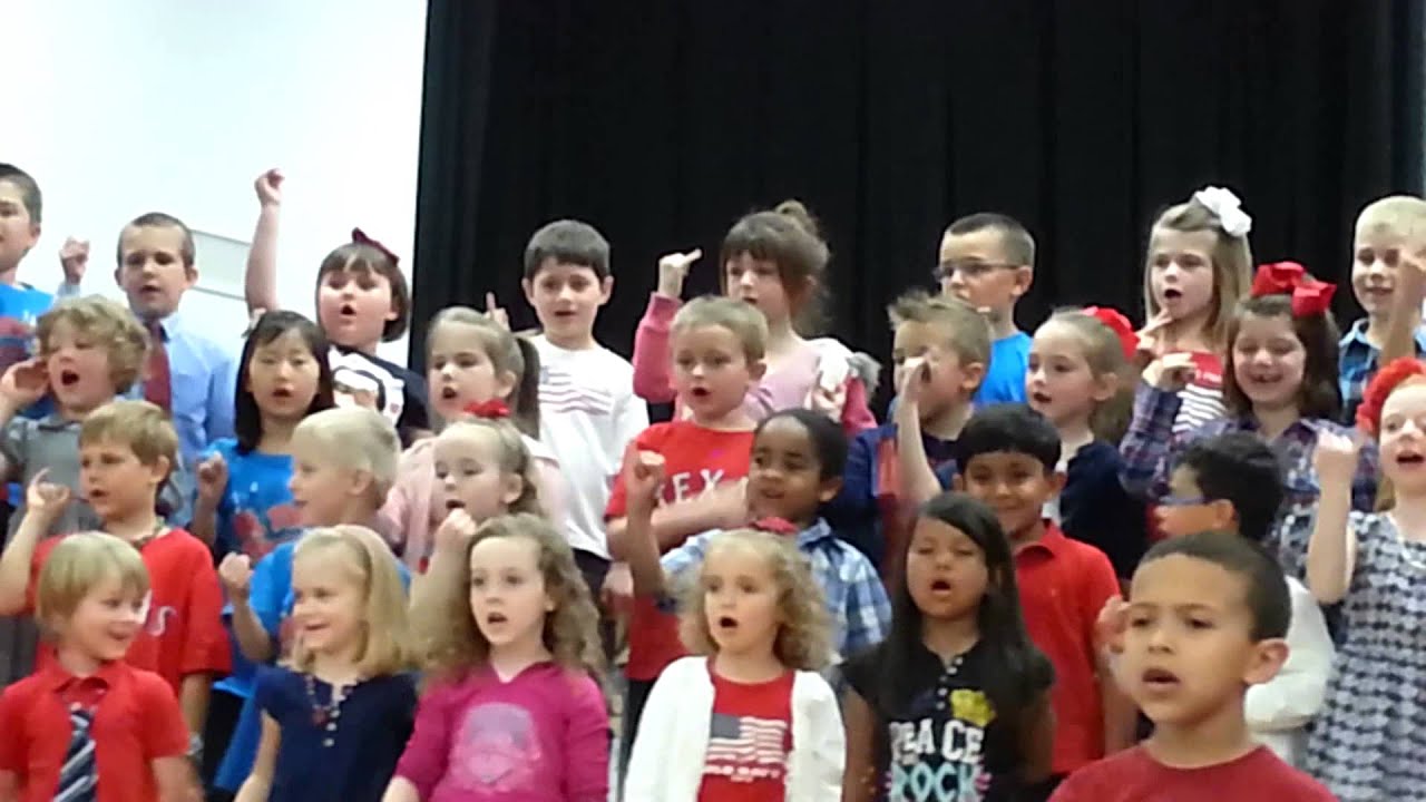 Grand Ole Flag - Dove Elementary - Kindergarten 2013