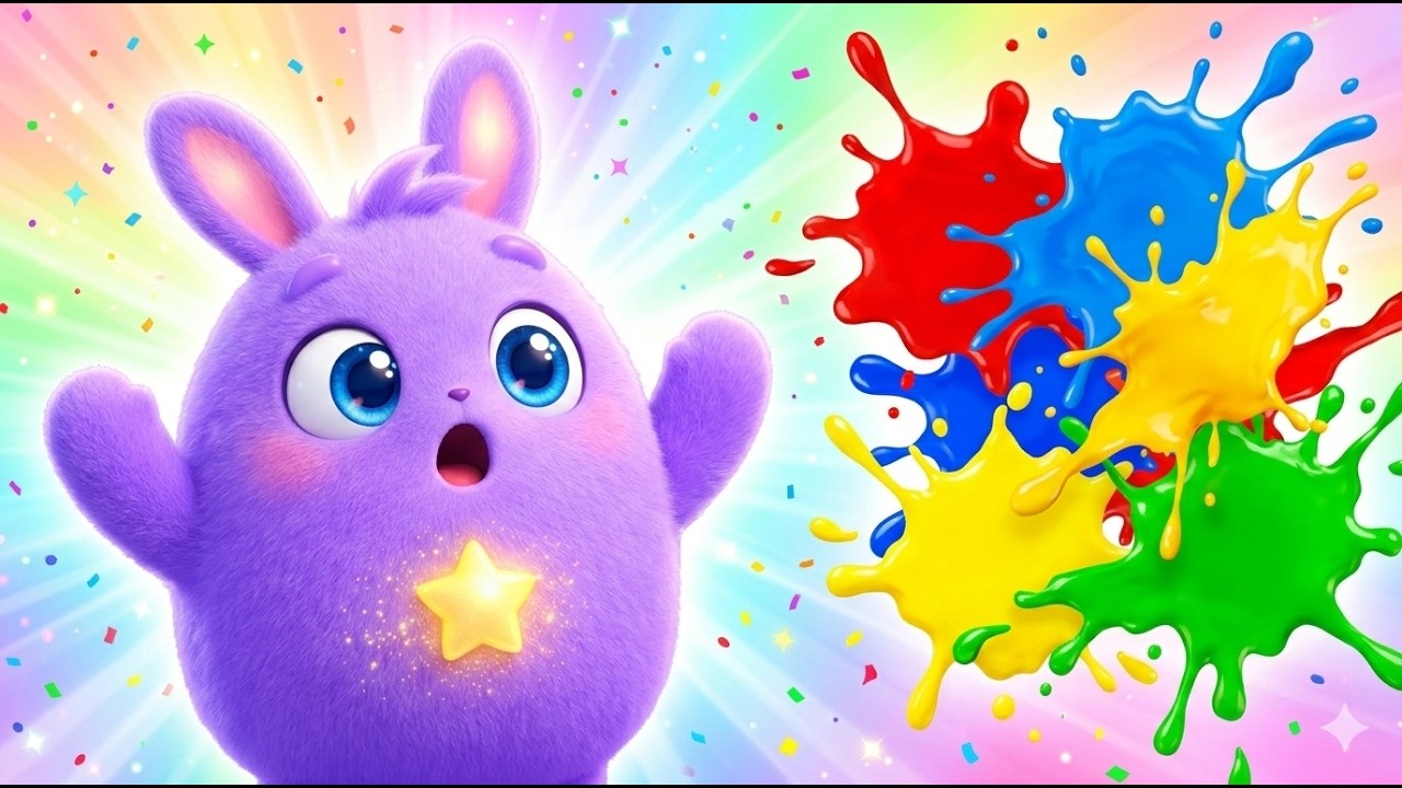 As Cores que Fogem 🎨🎵 Música Infantil Animada | Aprender Brincando | Birimboom