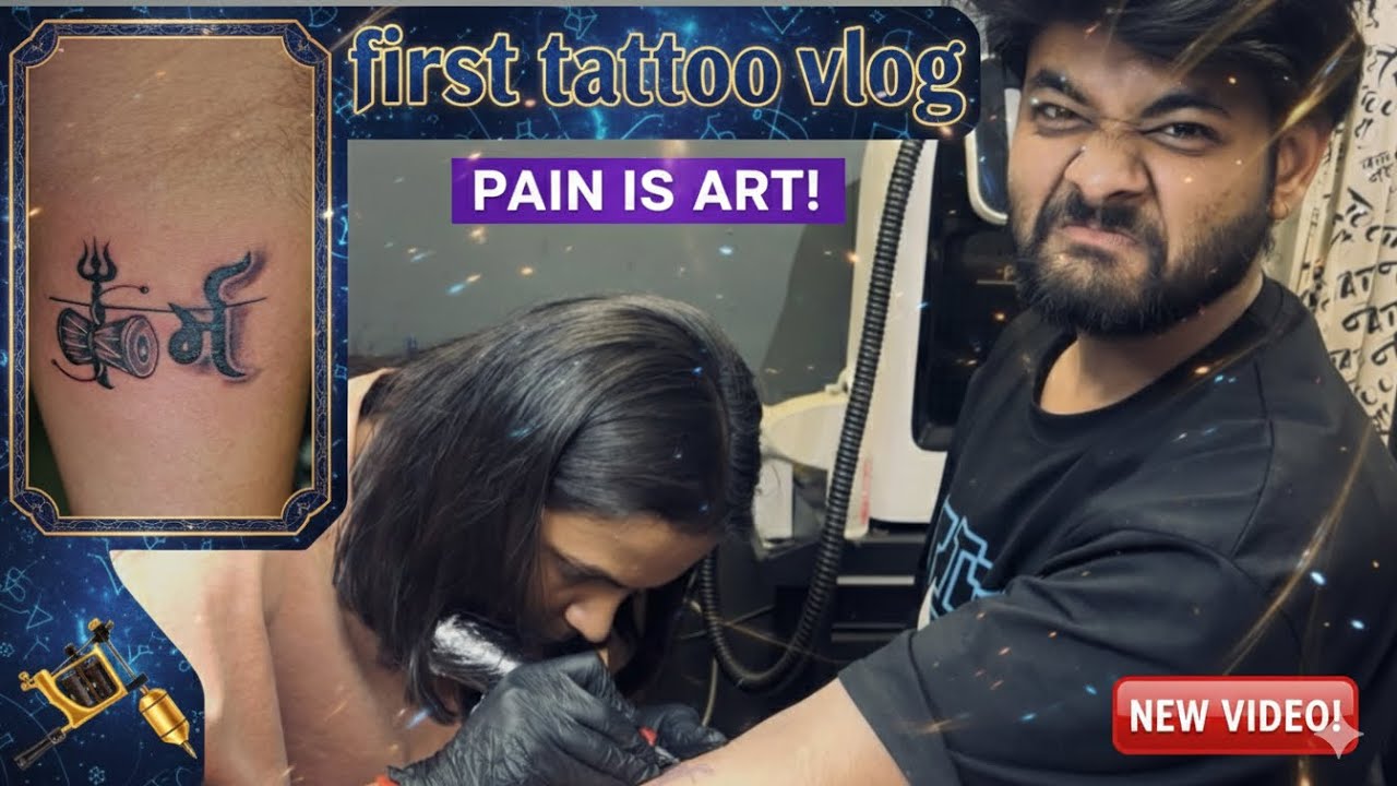 ￼ I GOT MY FIRST TATTOO 😰(CRAZY REACTION)
