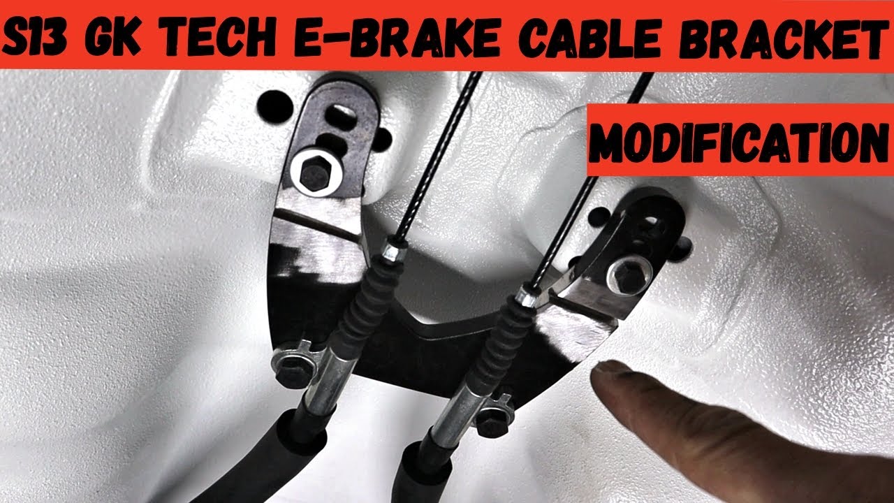Modifying GK Tech E-Brake Bracket
