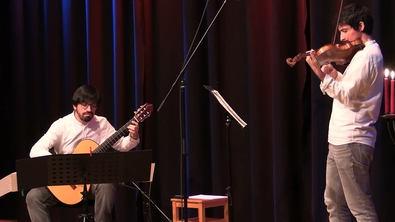Psicosis, Astor Piazzolla Violin and Guitar, Manigua Dúo Live Concert.