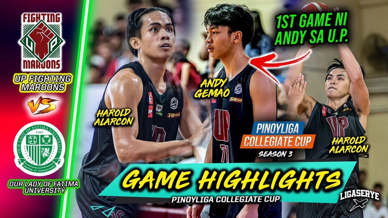 SINABAK SI ANDY GEMAO NG U.P. SA COLLEGIATE LEAGUE W/ NOY REMOGAT & HAROLD ALARCON (MAINIT NA LABAN)