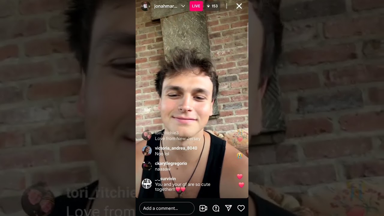 FULL Jonah Marais Instagram Live Stream || 07.23.25