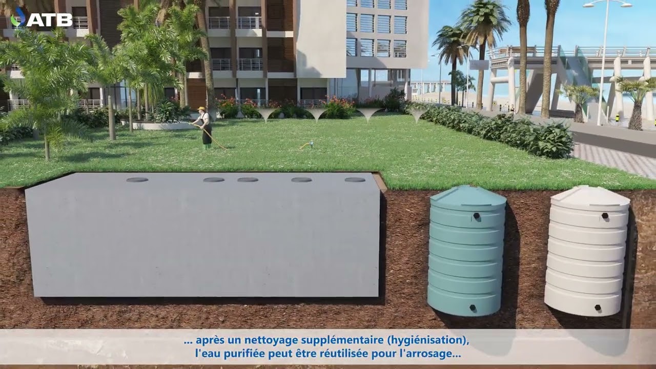 Installations de traitement des eaux usées pour l'industrie du tourisme