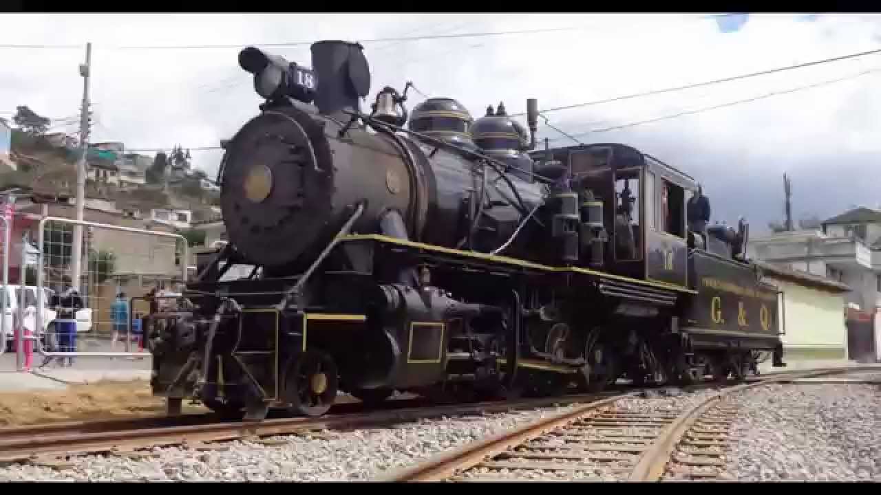 Locomotora N°18 - Viaje de prueba Ibarra METALCO 2014