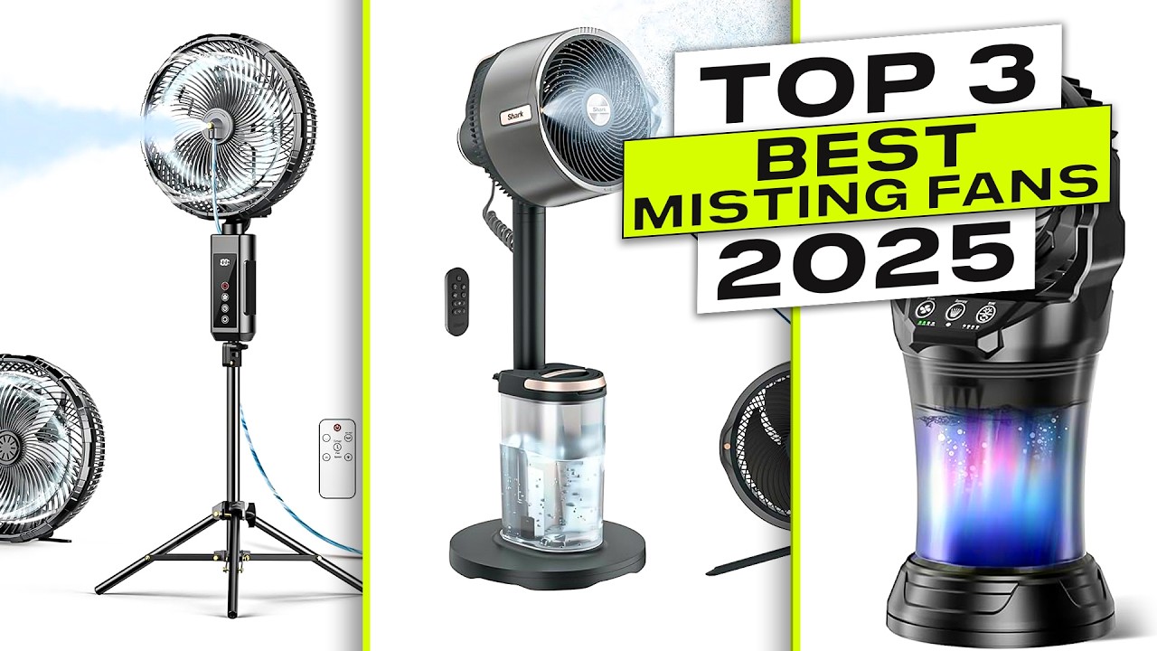Top 3 BEST Misting Fan for Backyard Cooling System