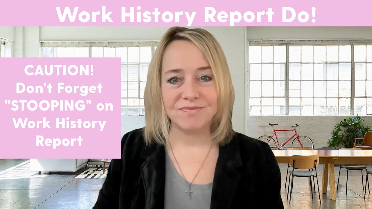 WORK HISTORY - CAUTION - Don't Forget 