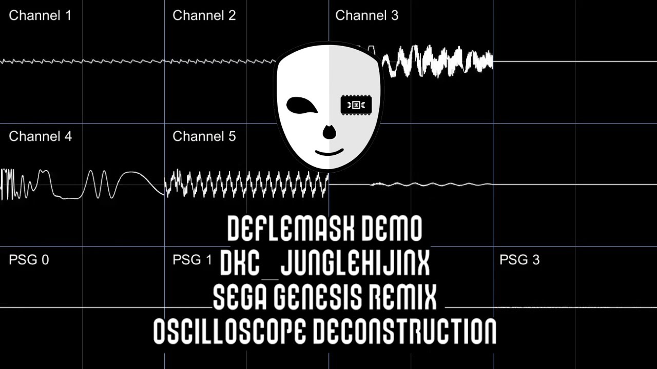 Deflemask Demo #4: dkc_junglehijinx SEGA GENESIS Remix Deconstructed