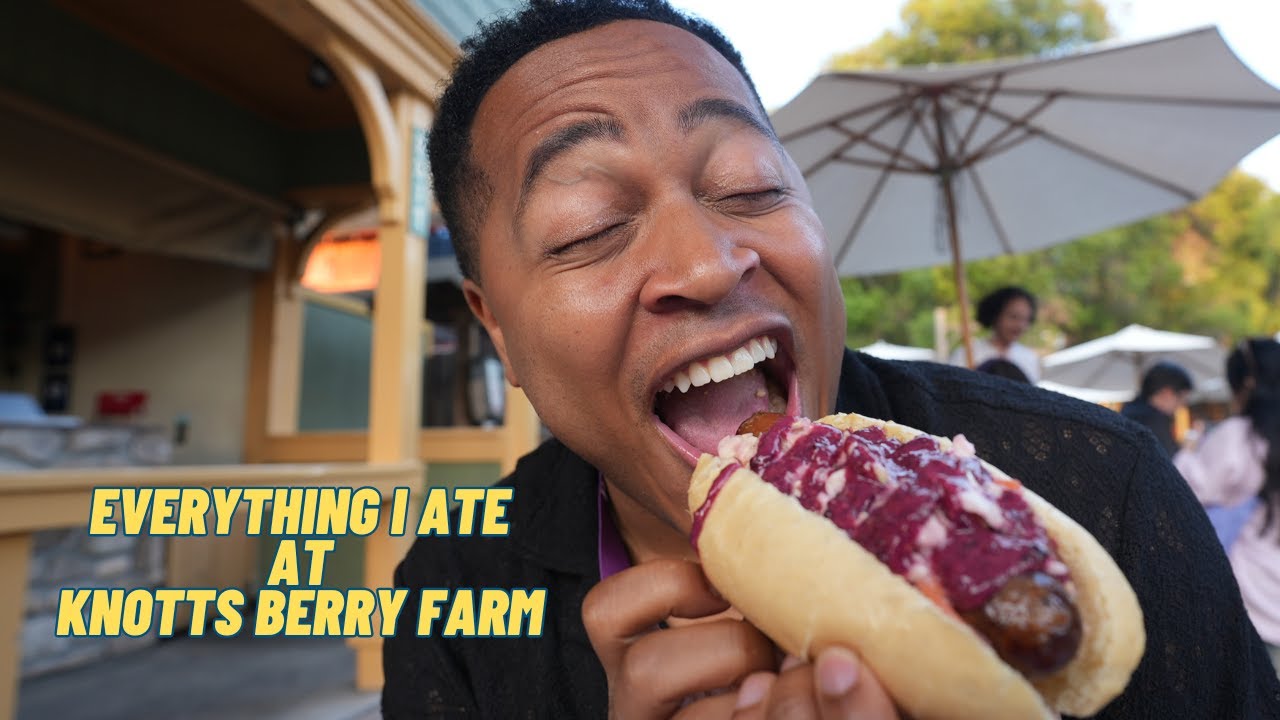Everything I Ate at Knotts Berry Farm!! | Boysenberry Festival
