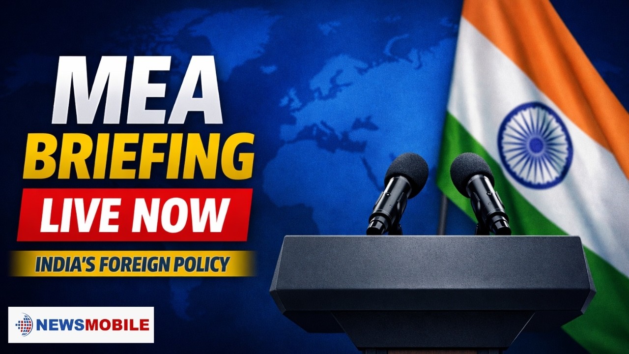 LIVE Now: MEA Press Briefing on Global & Diplomatic Developments