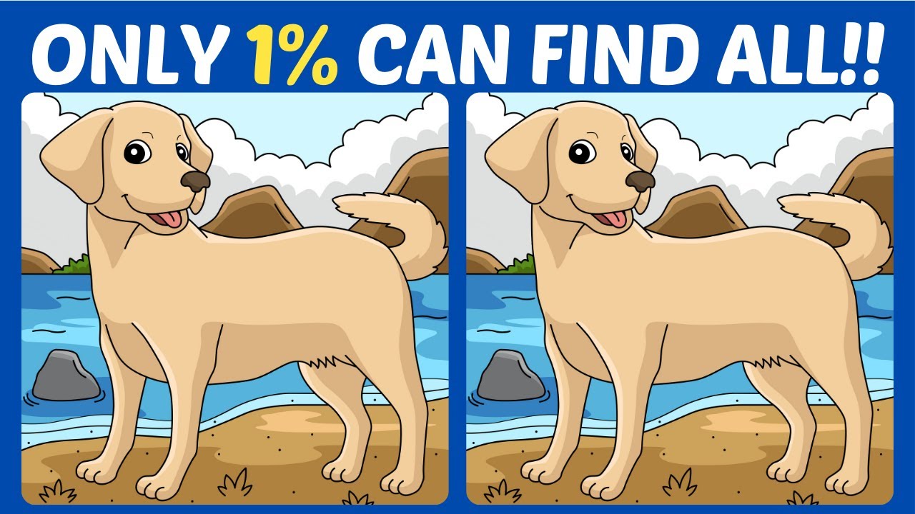 【Spot the difference】🔥Only 1% Gifted can find all in 90seconds!! 【Find the differences】