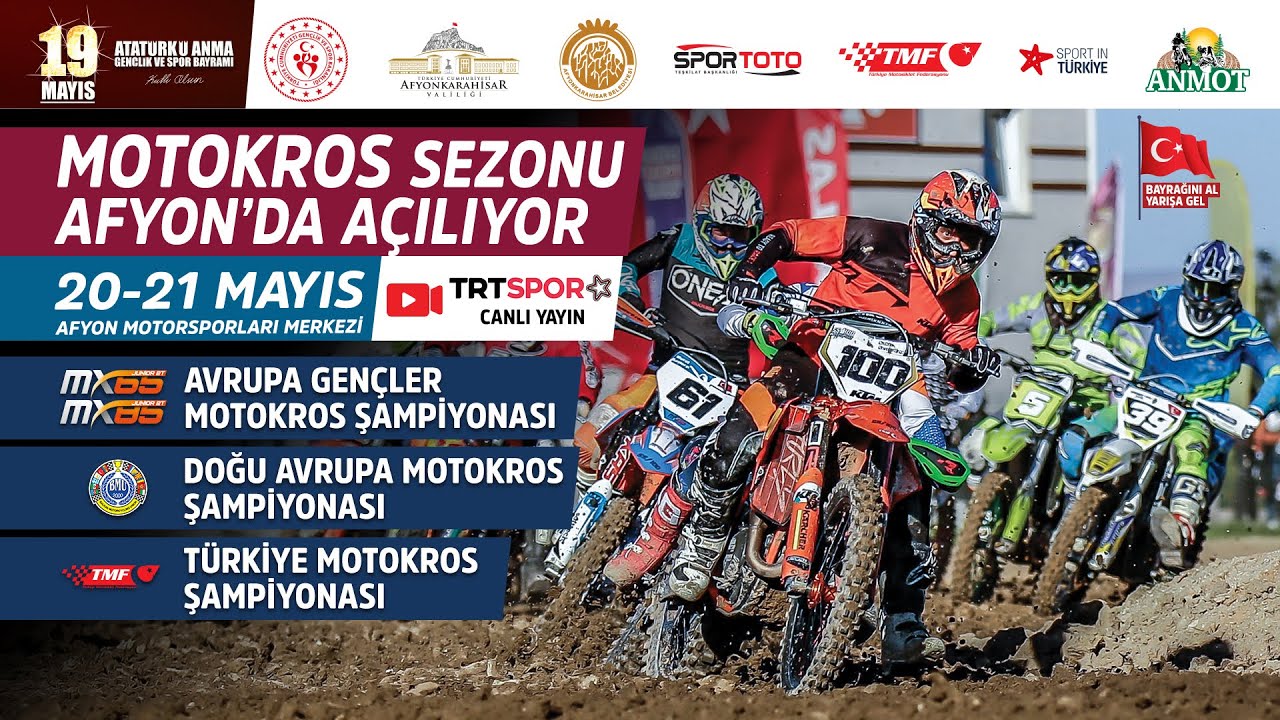 AVRUPA MOTOKROS ŞAMPİYONASI AFYONKARAHİSAR 2. GÜN SABAH YARIŞLARI 21.05.2023
