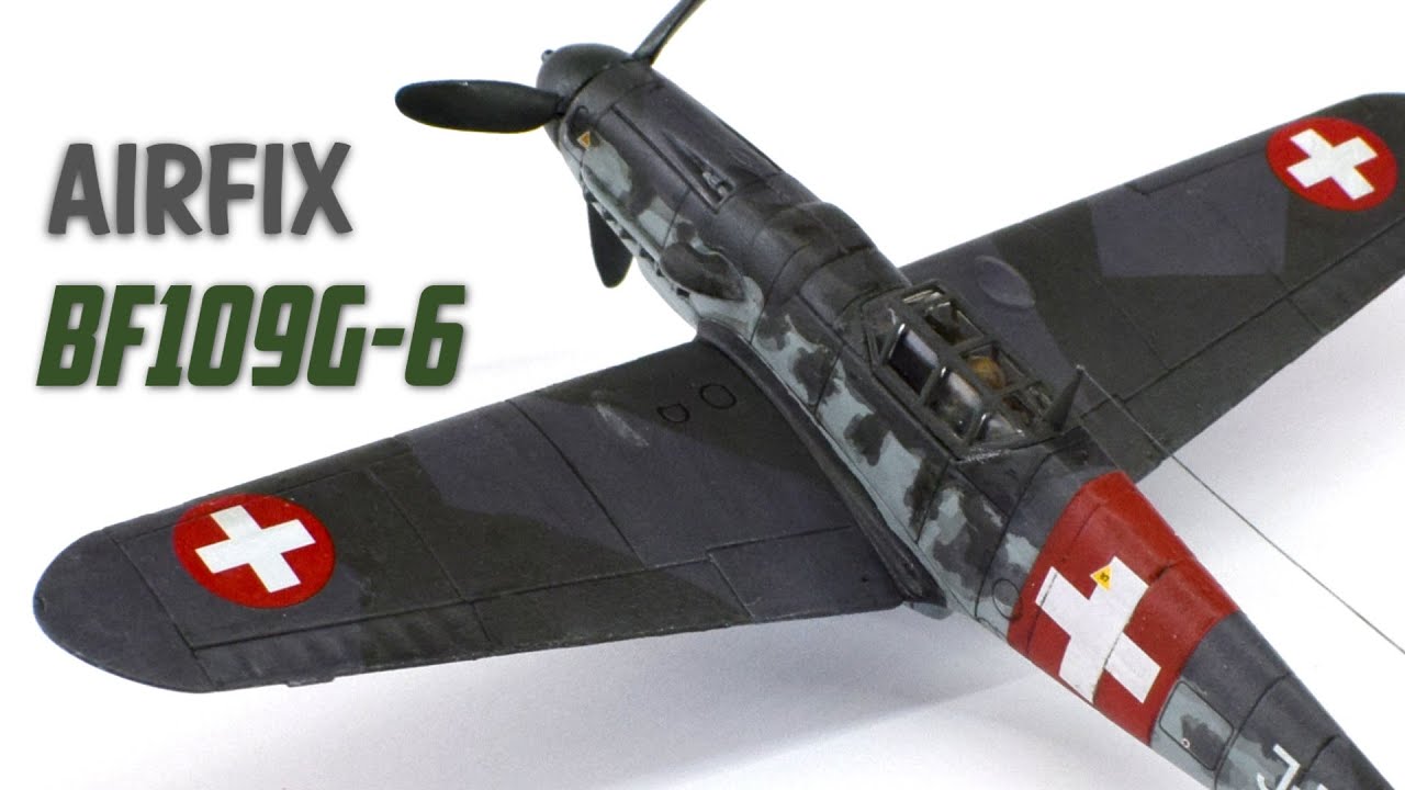 Airfix Messerschmitt Bf109G-6 - 1/72 Scale Plastic Model Kit - Build & Review