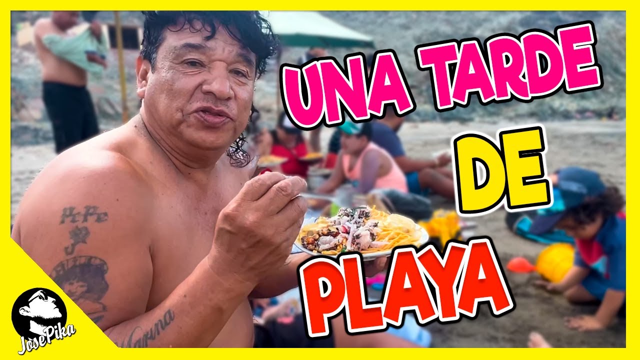 Un día de playa con la familia 