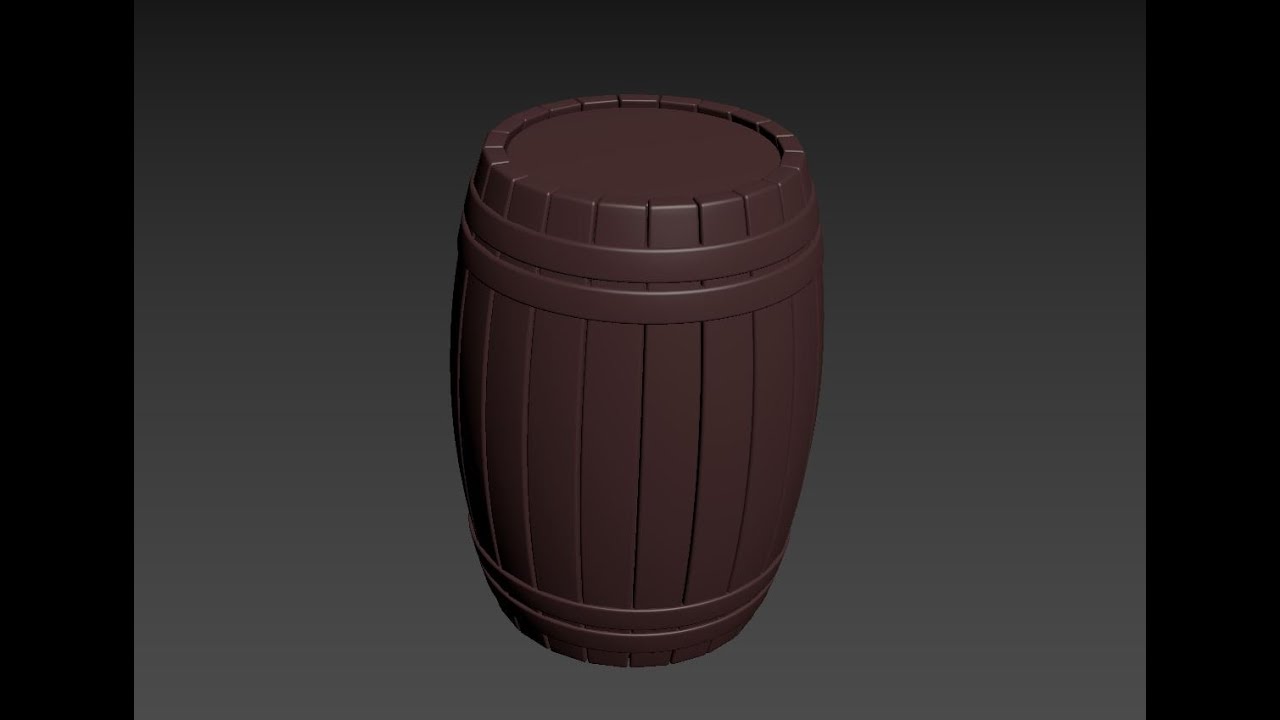 Fıçı yapımı / Modelling a barrel in 3dsmax -  version 1