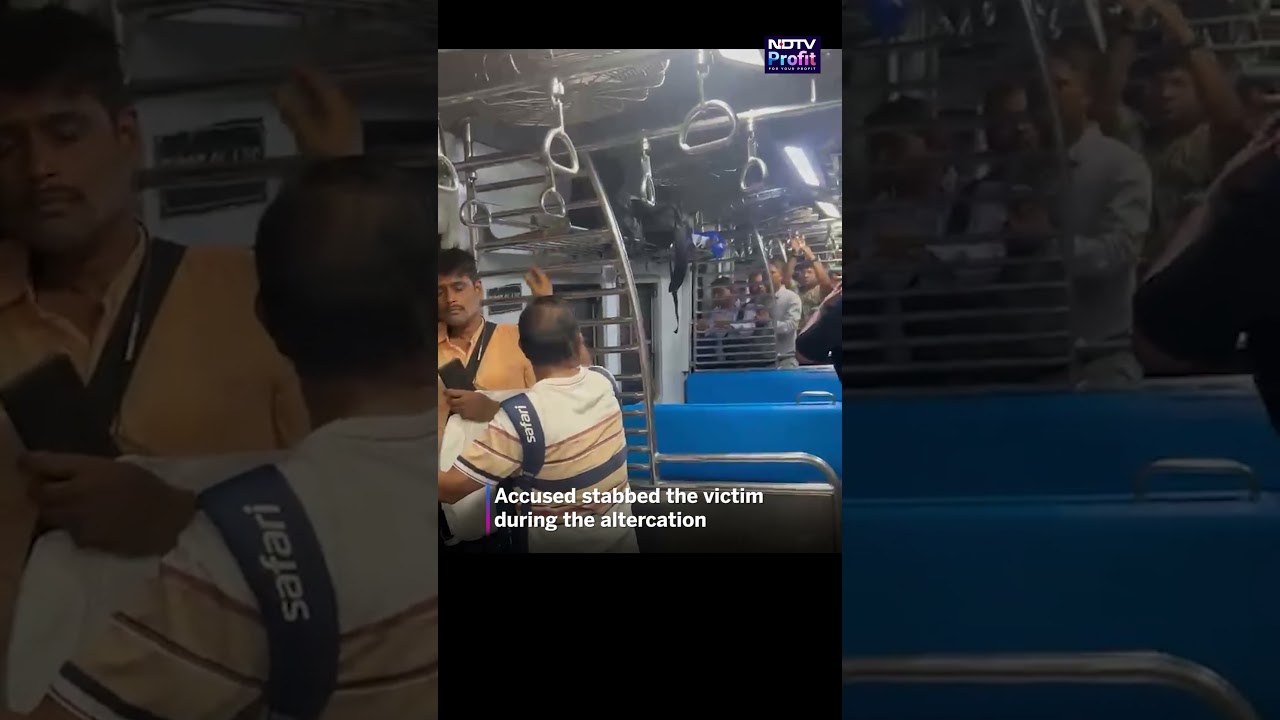Mumbai Local Train Horror: Man Stabbed After Door Argument During Heavy Rain #Shorts